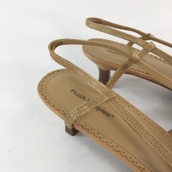 Hush Puppies Chamomile Tan Heel Sandals Size 8.5M - Picture 2 of 14
